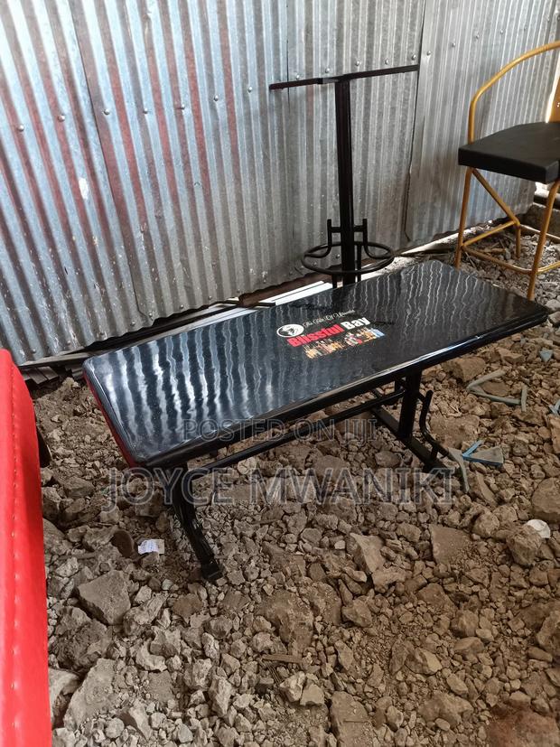 Restaurant Table for Couch With Logo - thumbnail 2