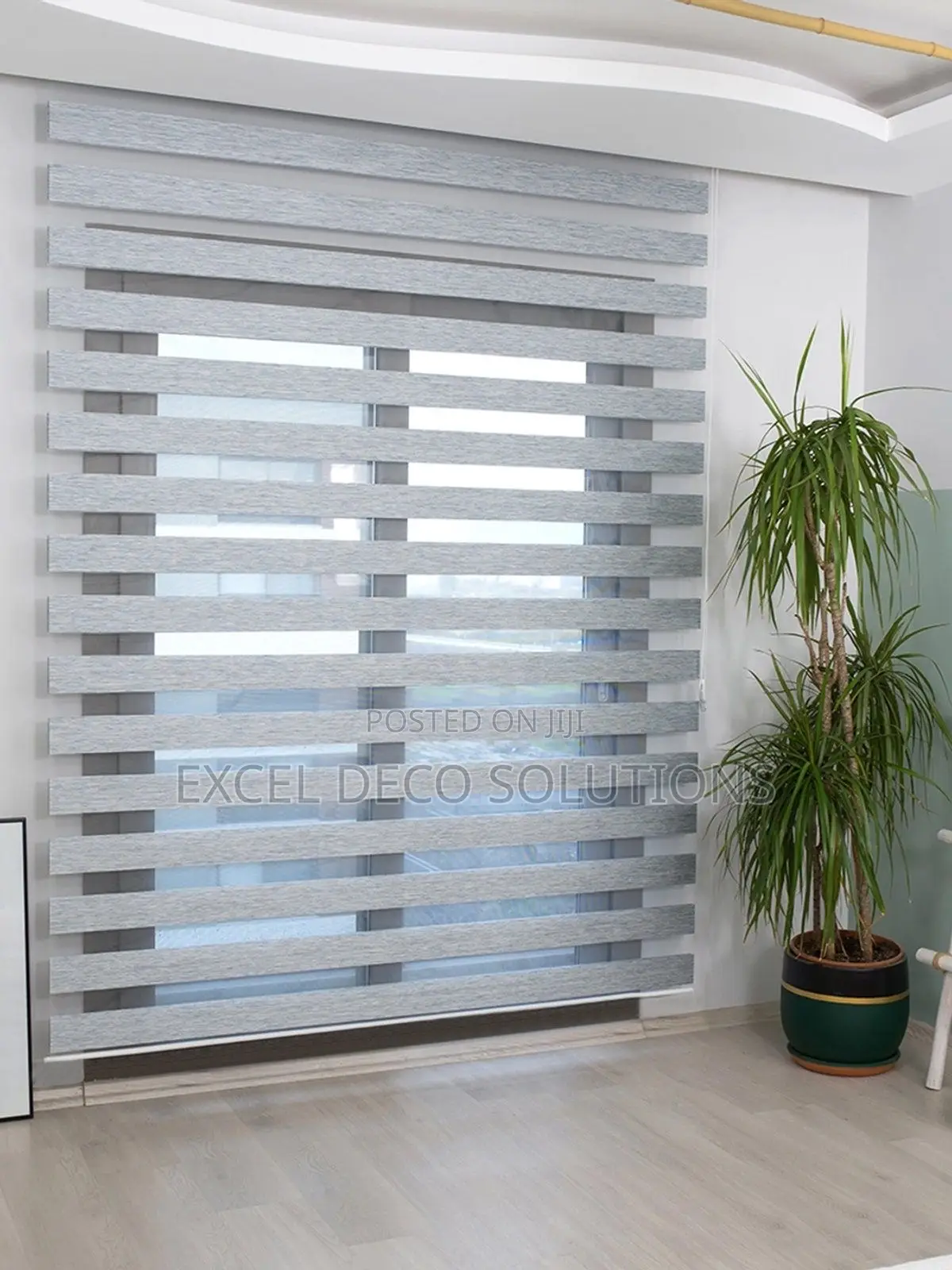 Modern Zebra Roller Window Blind