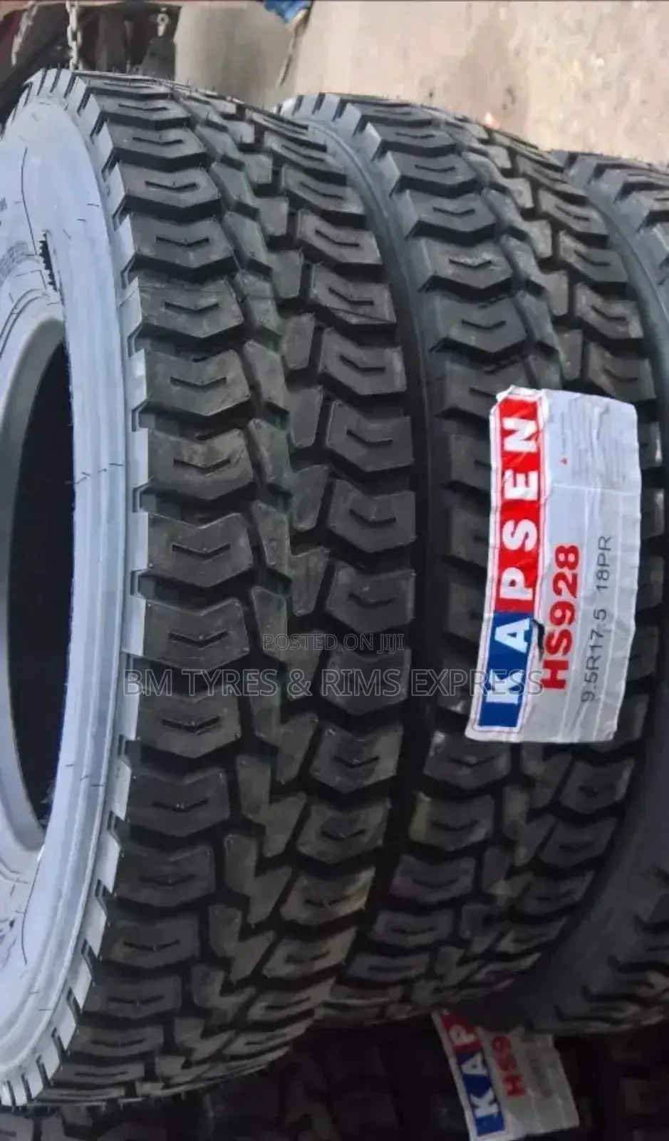9.5 R17.5 Kapsen Tyres (Diff)