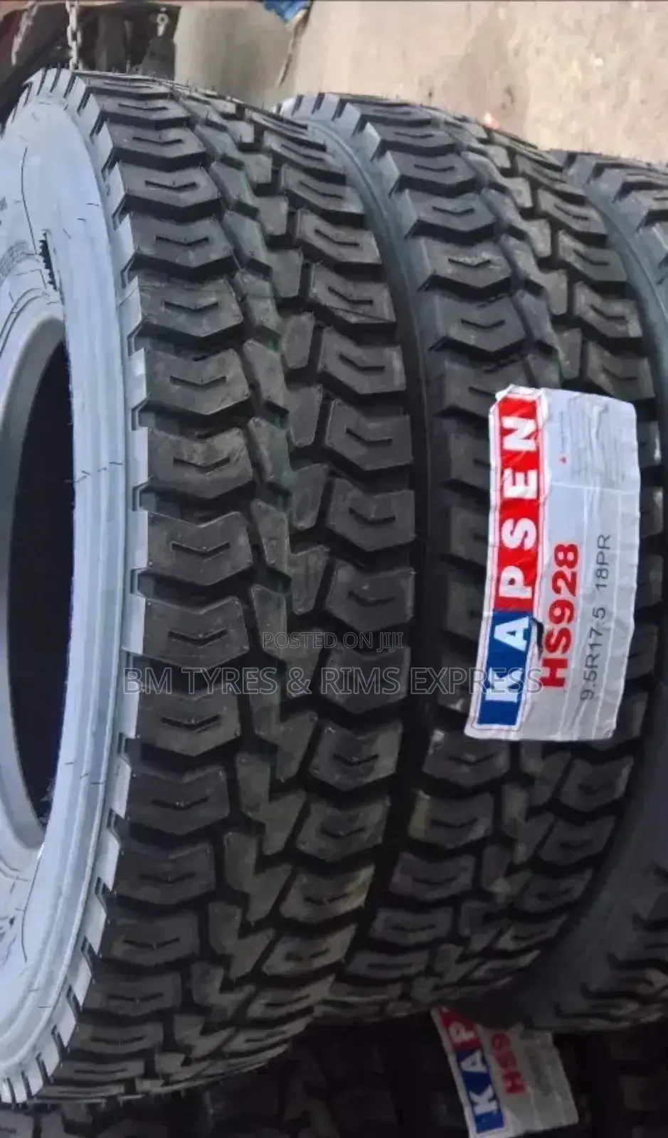 9.5 R17.5 Kapsen Tyres (Diff)