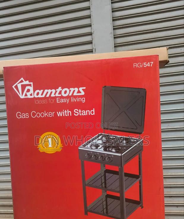 Ramtons 4 Burner With Storage Shelves - main view