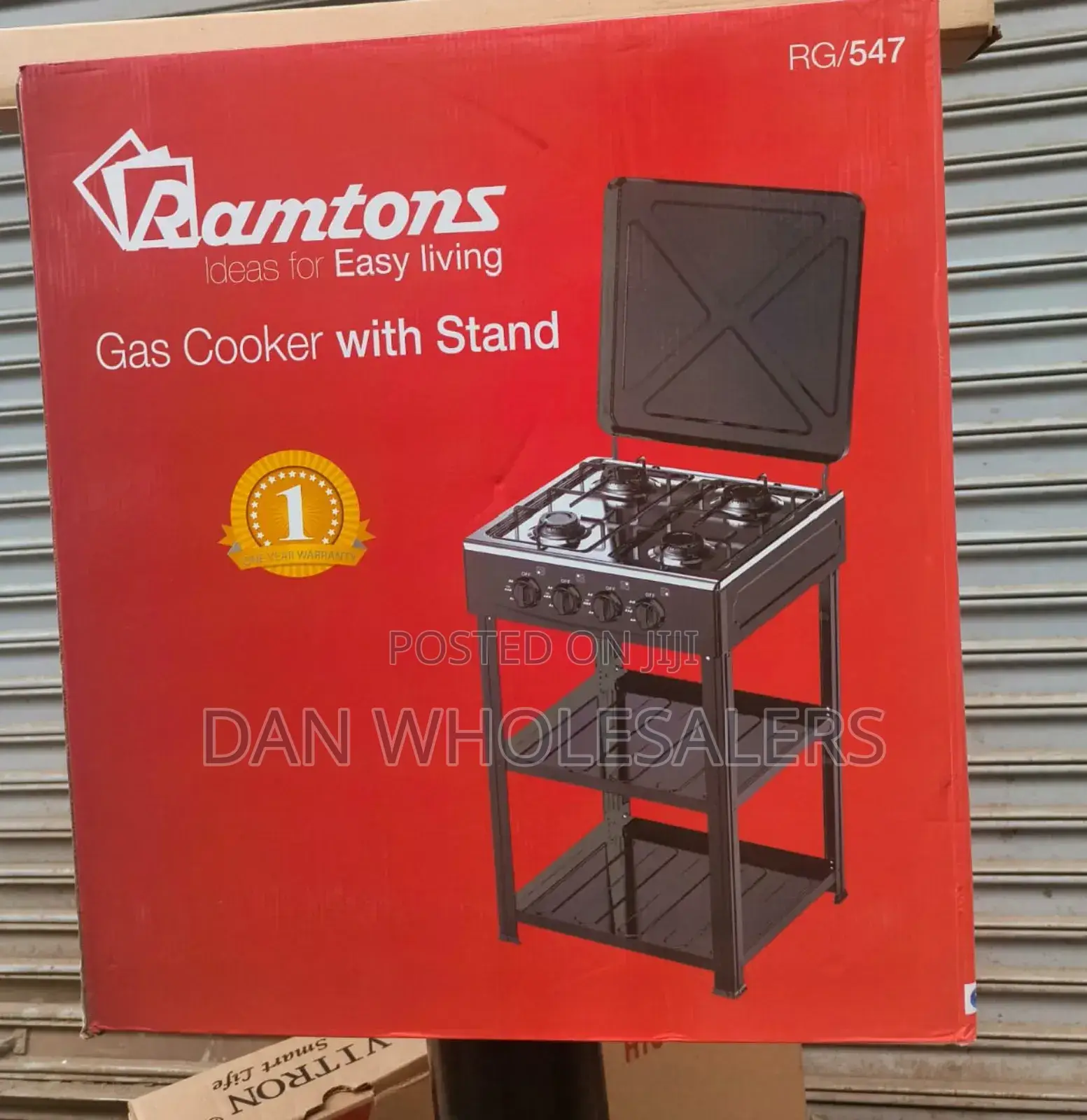 Ramtons 4 Burner Free Standing