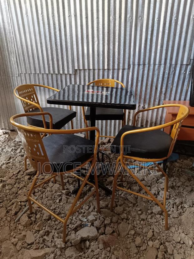 High Chairs Set, for Bar Powder Coated - thumbnail 2