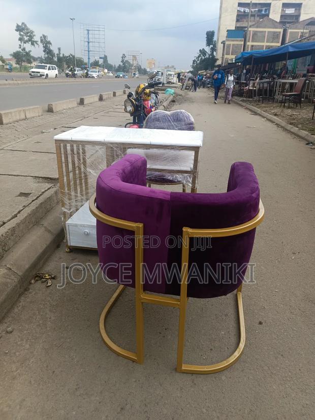 Manicure Set, White Marble Table With Drawer - thumbnail 3