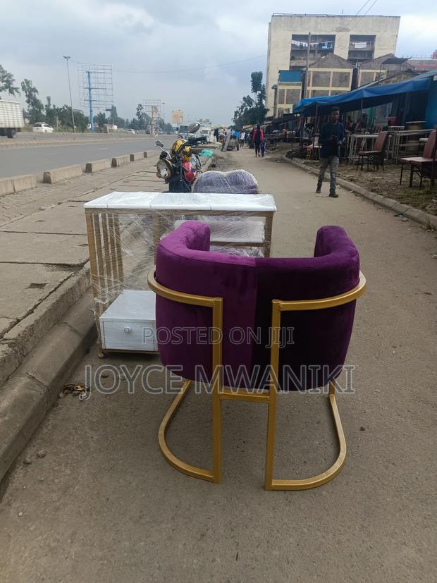 Manicure Set, White Marble Table With Drawer - thumbnail 4