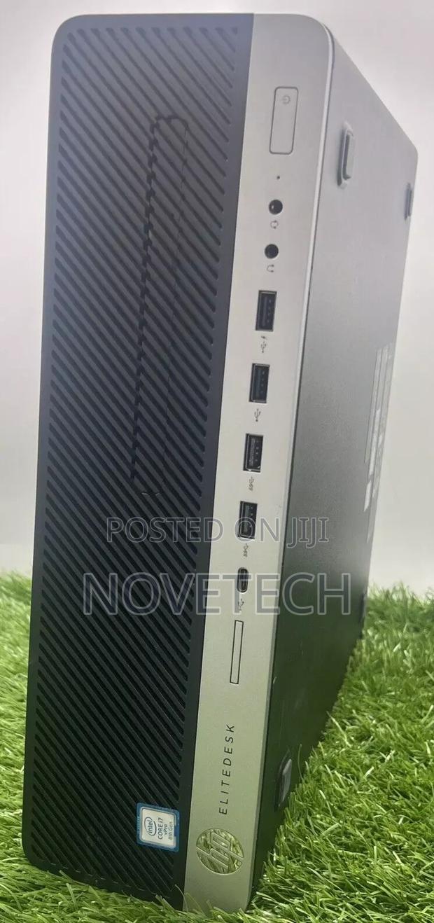 Desktop Computer HP EliteDesk 800 G4 8GB Intel Core I7 SSD 500GB - main view