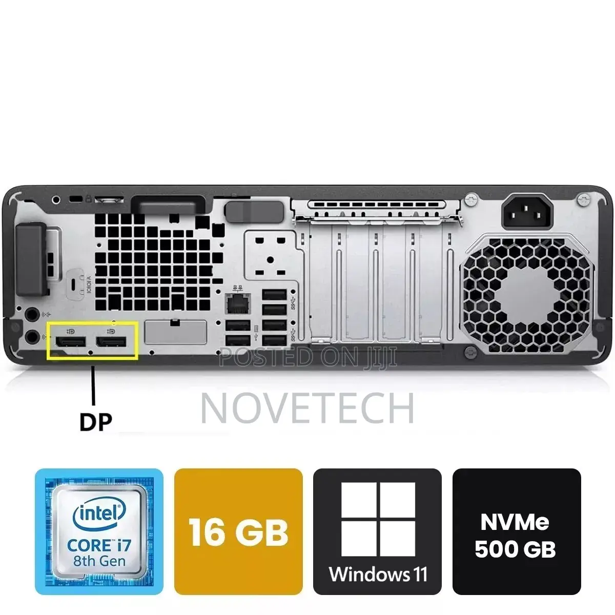 Desktop Computer HP EliteDesk 800 G4 16GB Intel Core I7 SSD 500GB