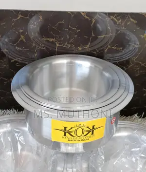 Quality 4 Pieces Kok Aluminium Sufuria