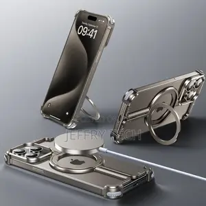 iPhone 15 Pro Max Bumper Case, With Invisible Magnetic O-Ri
