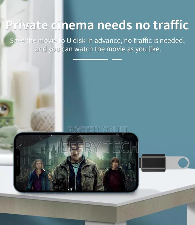 Lightning Male to Usb3.0 Female Adapter Otg Cable for iPhone - thumbnail 4