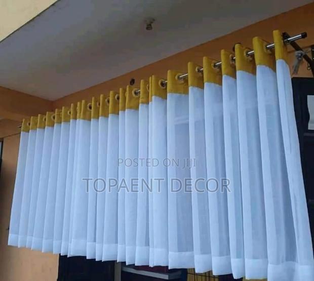 Yellow Themed Window Sheers Yellow Themed Window Sheers - main view