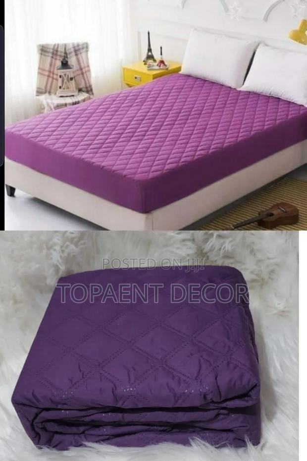 4by 6 Purple Fitted Waterproof Mattress Protectors - main view