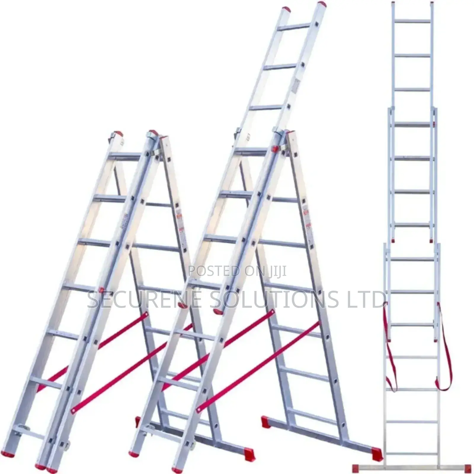 Aluminium Tripple Extension Ladders