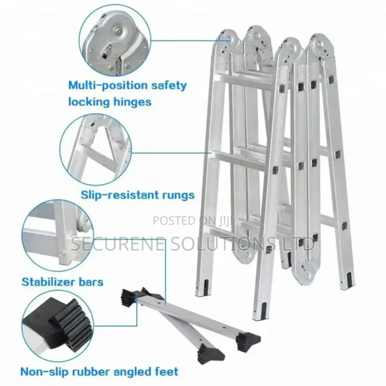 4by3/12ft/3.7 Meters Aluminium Multipurpose