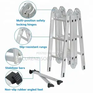4by3/12ft/3.7 Meters Aluminium Multipurpose