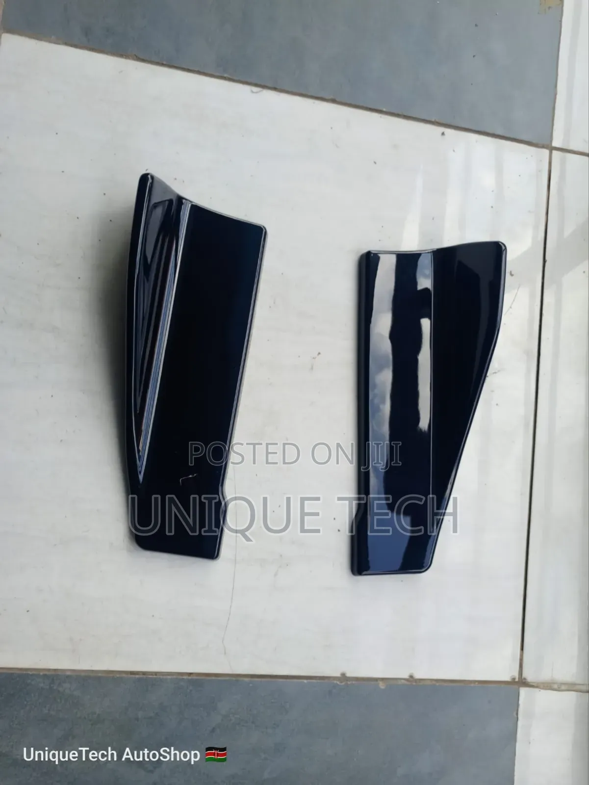 Black Rear Bumper Guards