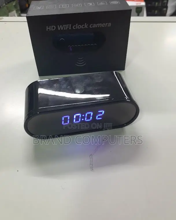 Table Clock Hidden Camera Nanny Camera