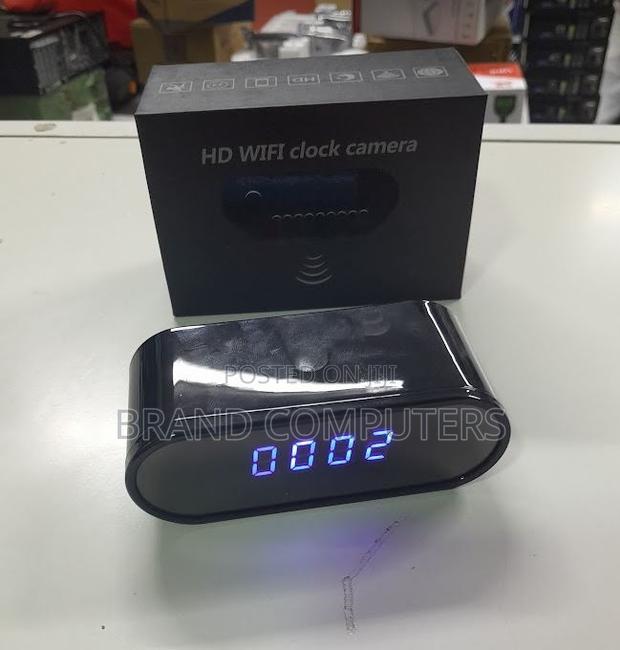 Wifi Table Clock Camera Hidden Spy Camera Wireless Nanny Cam - main view