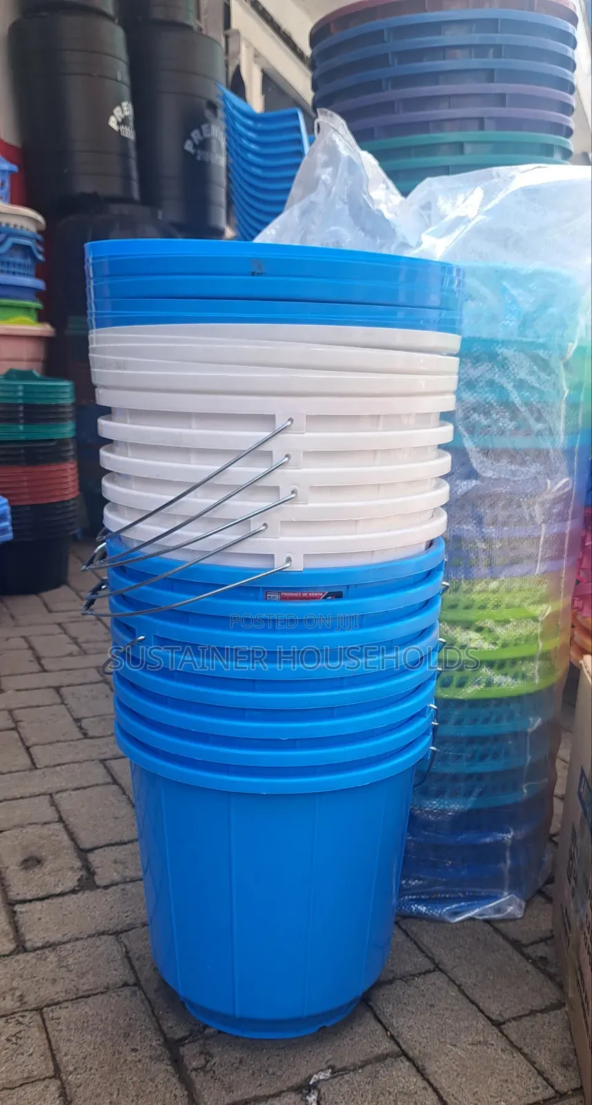 20 Litres Plastic Bucket (10pcs)