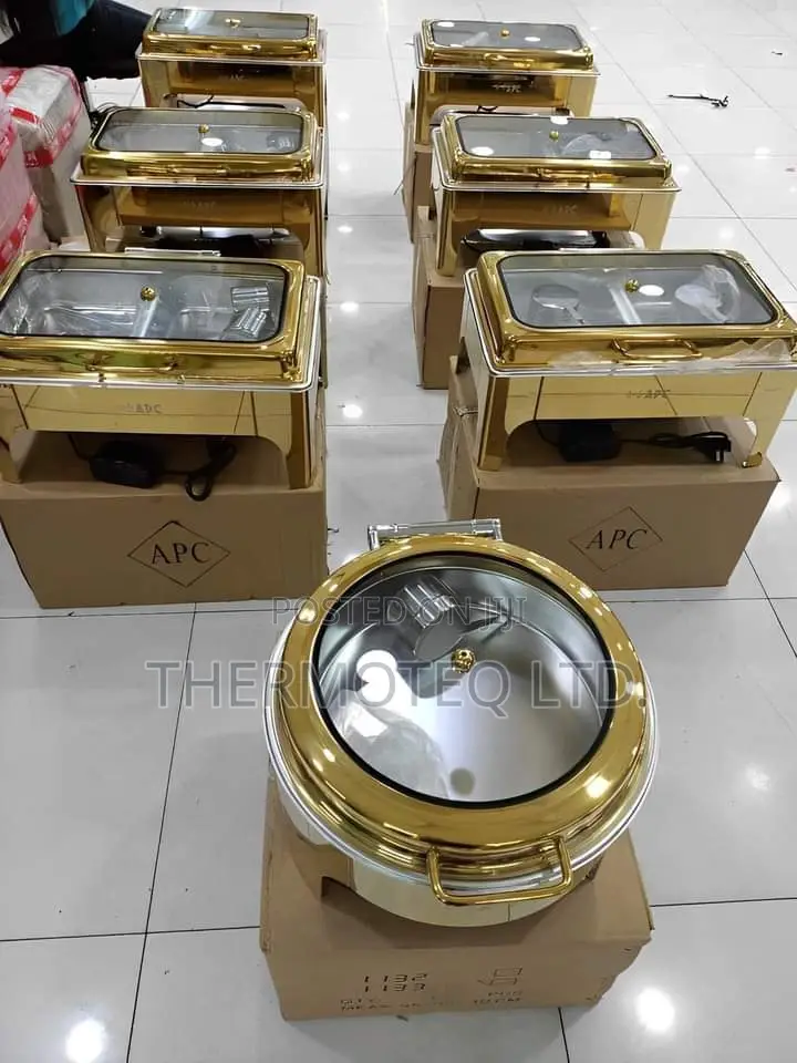 Imported Heavy Duty Golden Chaffing Dish