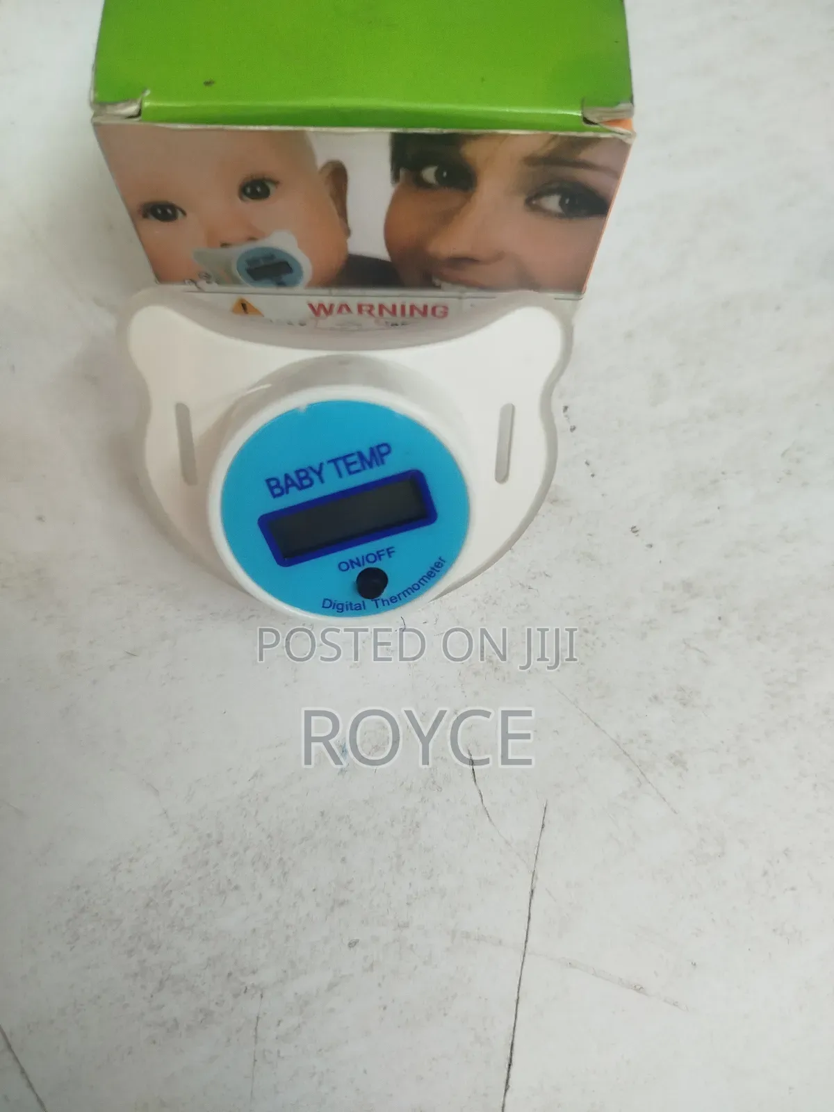 Baby Pacifier Thermometer