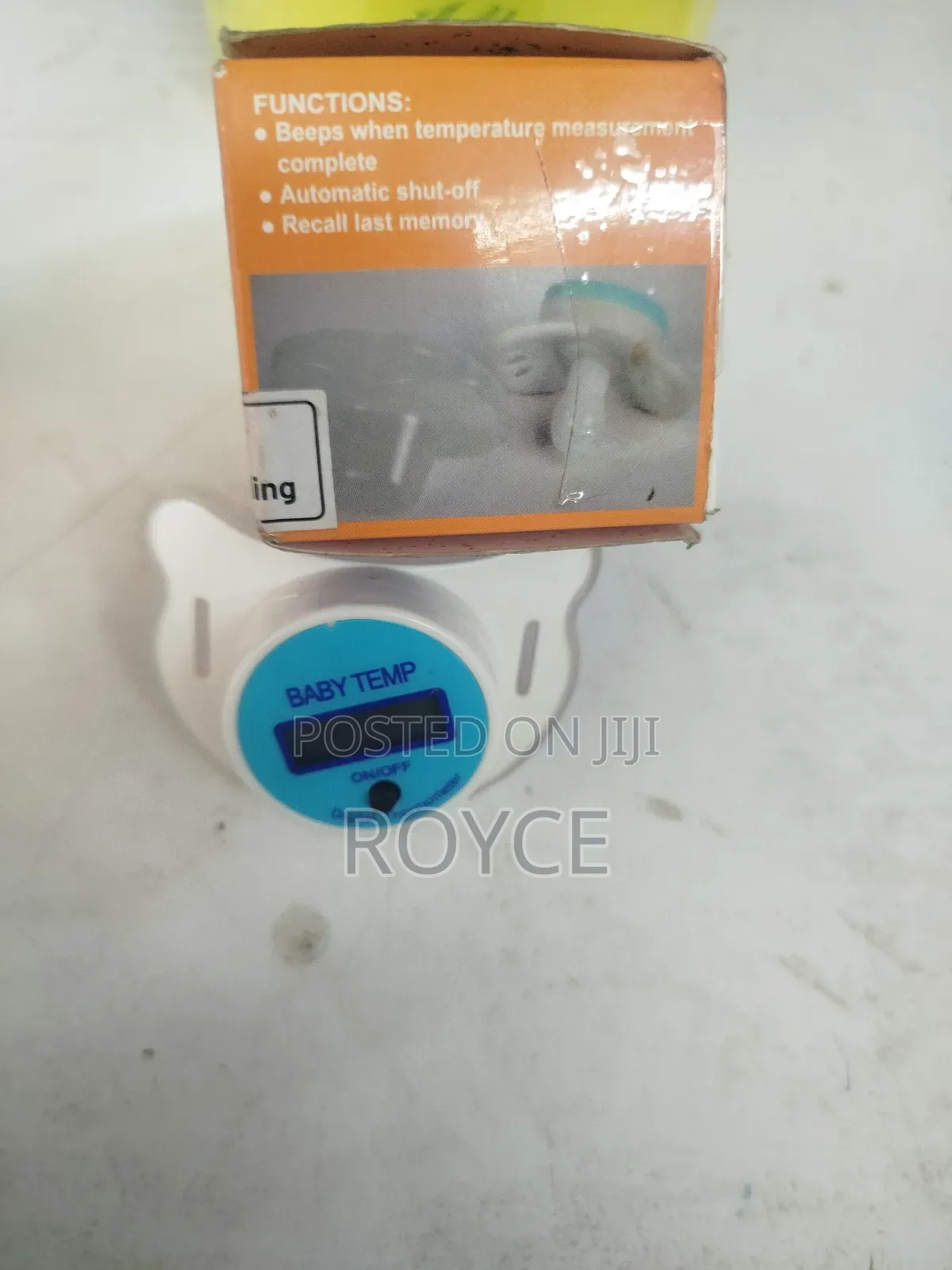 Baby Pacifier Thermometer
