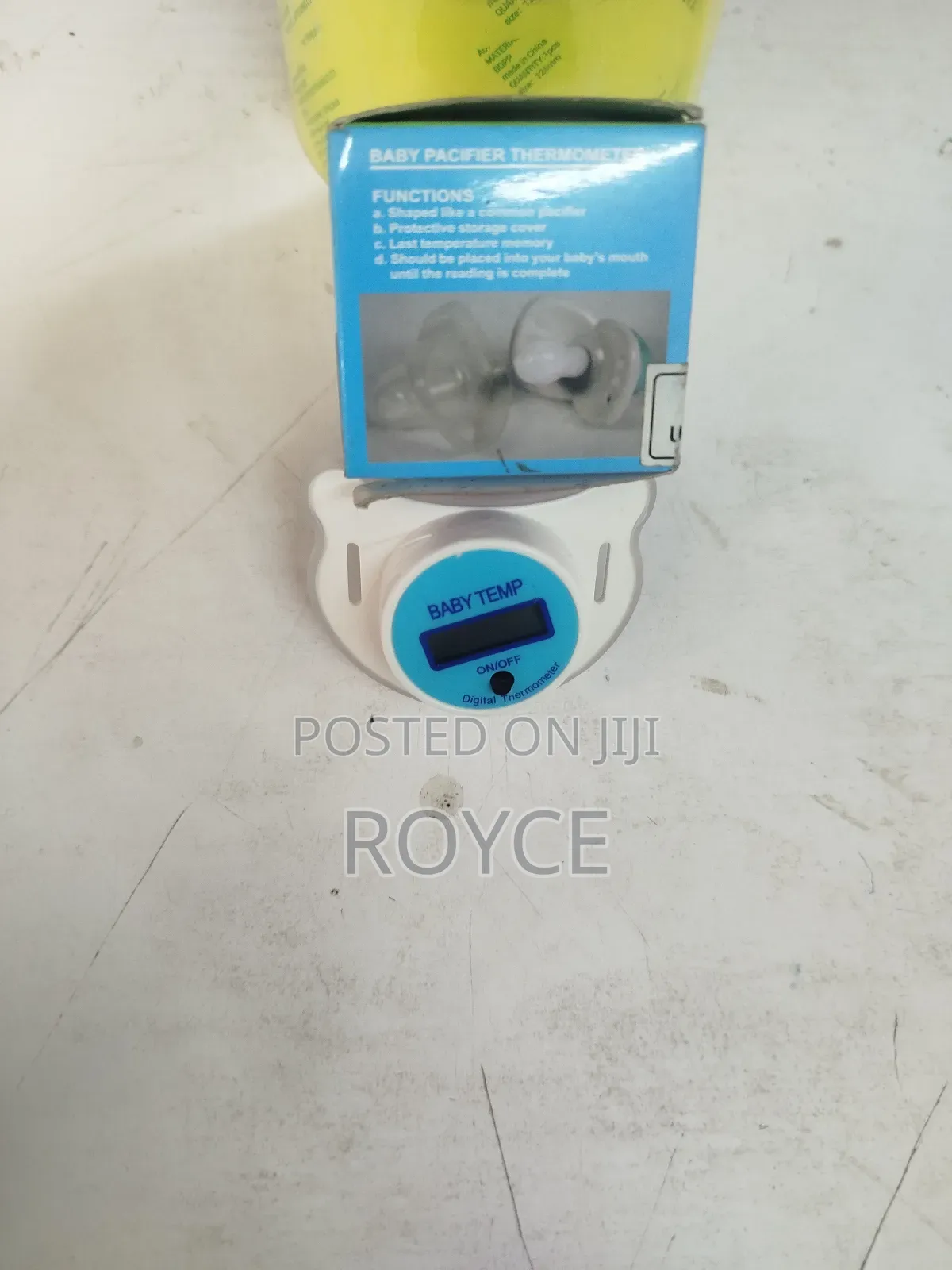 Baby Pacifier Thermometer
