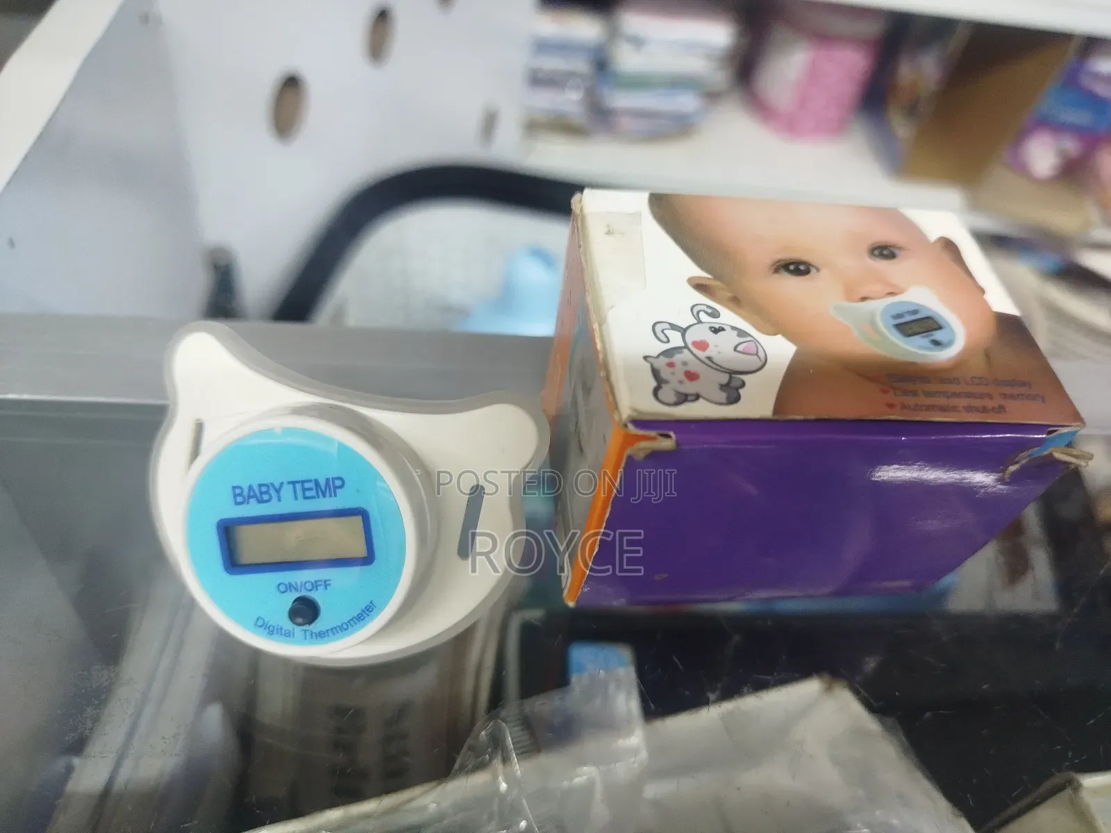 Baby Pacifier Thermometer