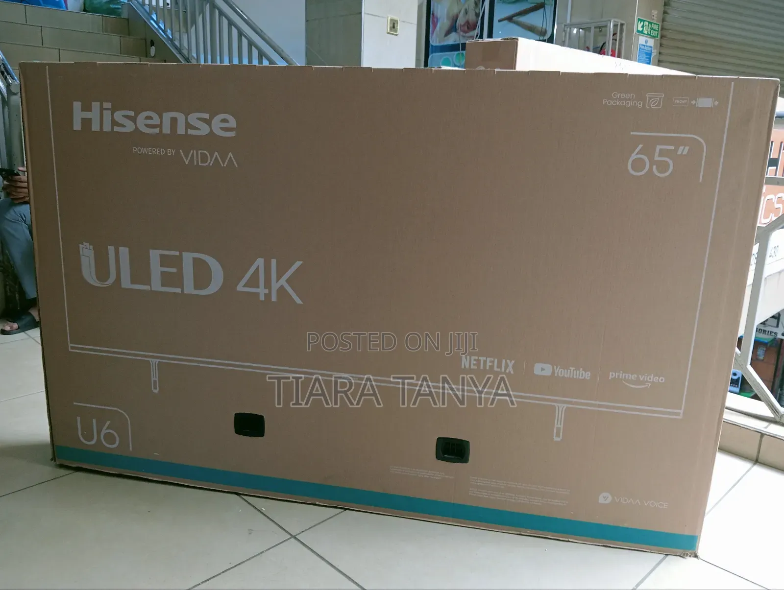 Hisense 65" U6 Smart Uled Vidaa TV