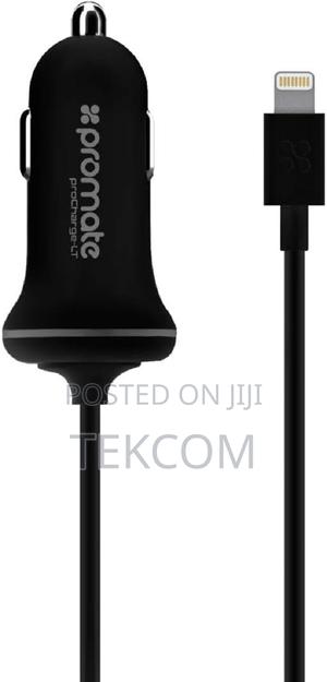 Promate PROCHARGELT Car Charger With Lightning Connector Fo