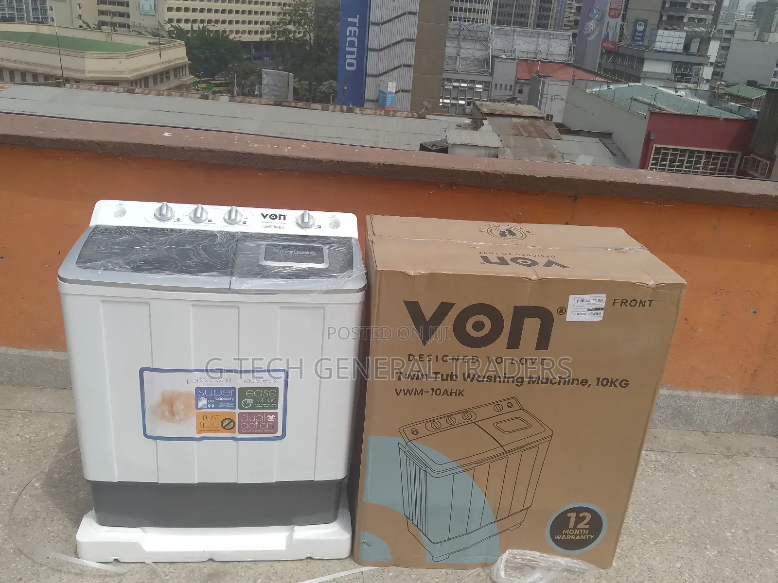 Hotpoint Twin Tub Wash and Spin 10kg Washer