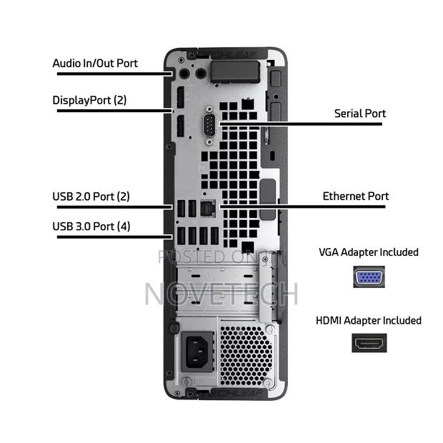 Desktop Computer HP ProDesk 600 G3 8GB Intel Core I5 HDD 500GB - thumbnail 4