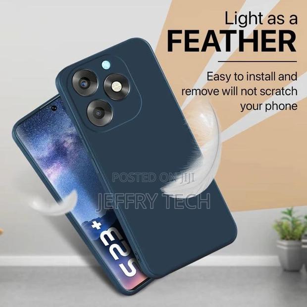 Itel S23 Plus (+) Slim Ultra Soft Rubberised Back Cover - thumbnail 3