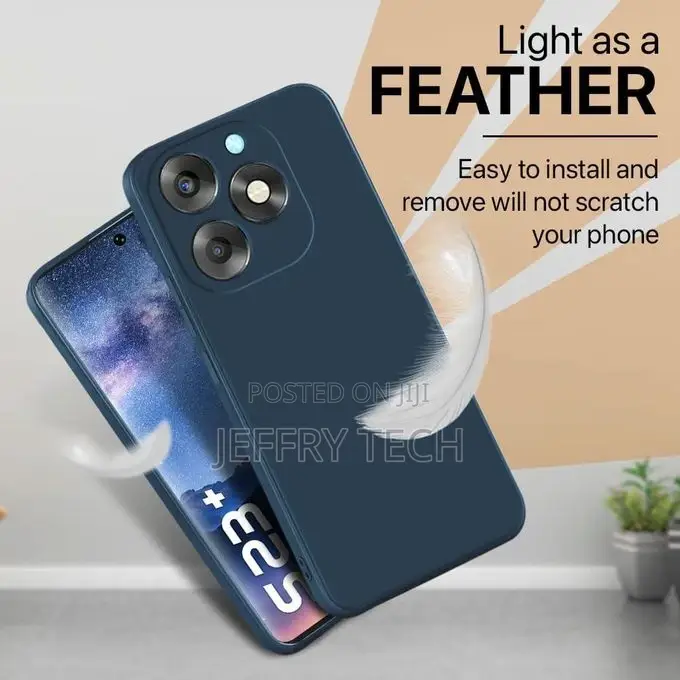 Itel S23 Plus (+) Slim Ultra Soft Rubberised Back Cover