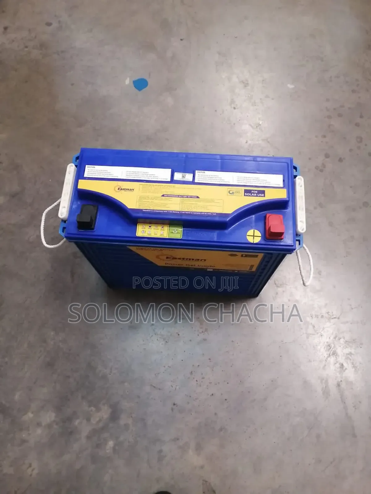 Eastman 12v 200ah 2.4kwh Tall Tubular Gel Battery