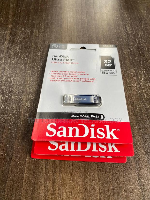 Sandisk Ultra Flair Flash Drive 32GB - thumbnail 3