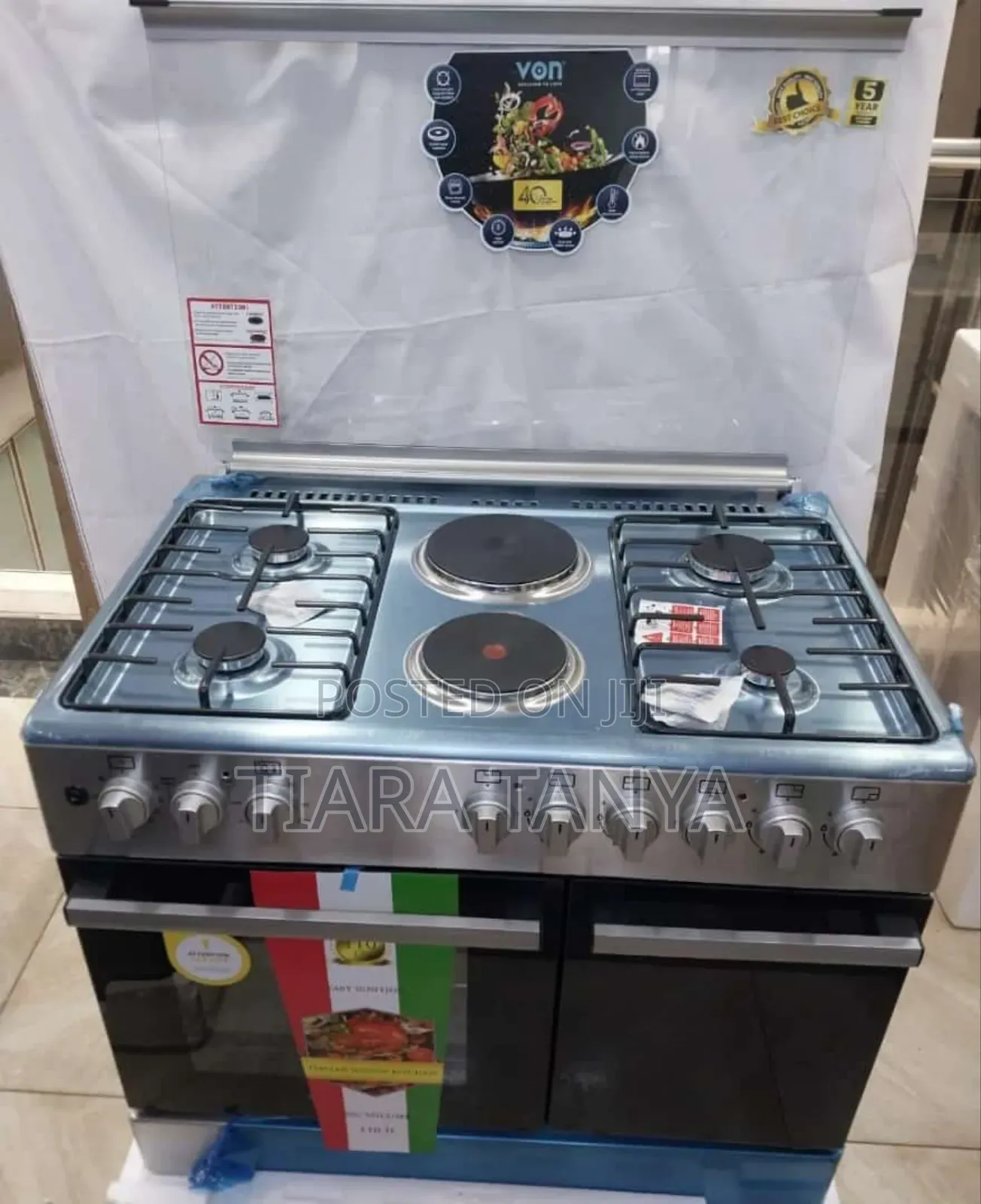 Von 4 Has and 2 Electric Cooker