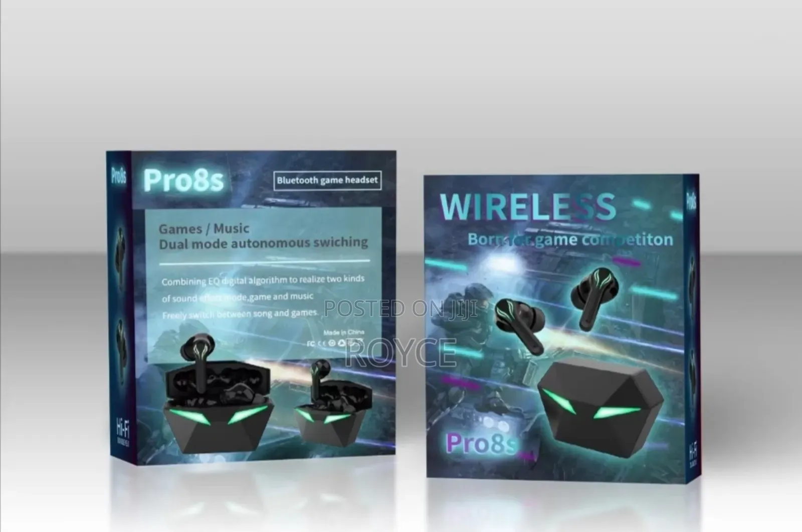 Wireless Pro8s Gaming Earbuds