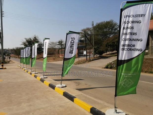 Telescopic Banners Printed on Both Sides