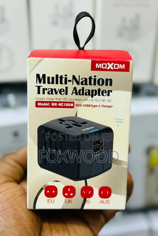 Moxom International Adapter With Type C Port - thumbnail 3