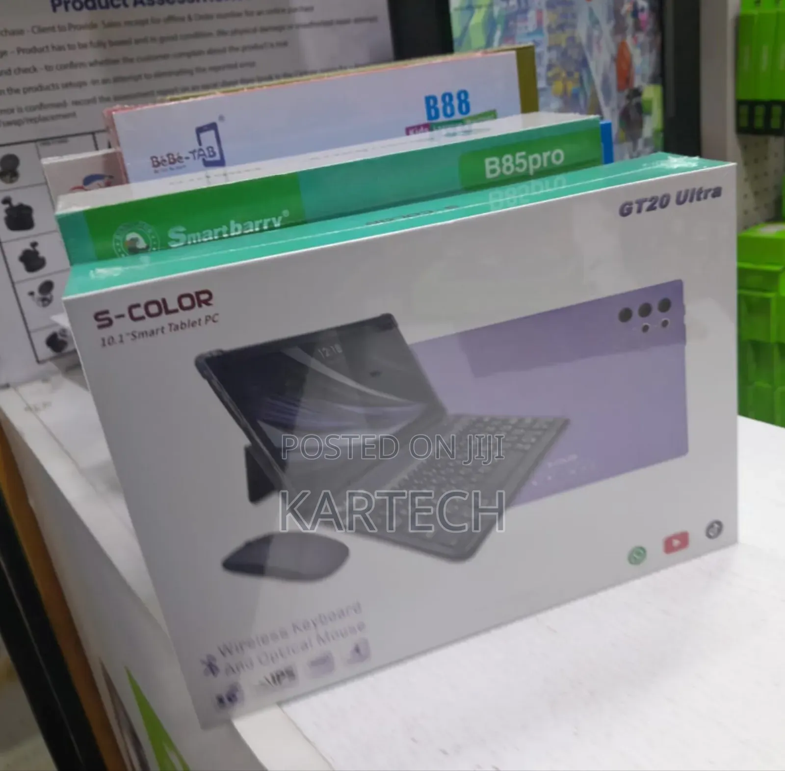 GT20 Ultra Smart Tablet With Wireless Keyboard 10.1 Inch