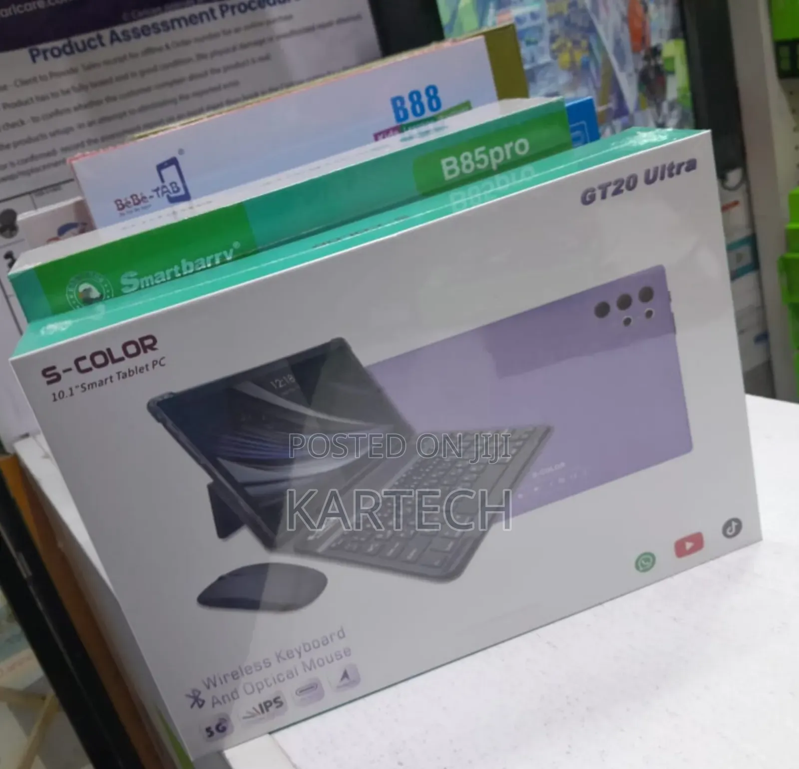 GT20 Ultra Tablet With Wireless Keyboard and Optical Mouse