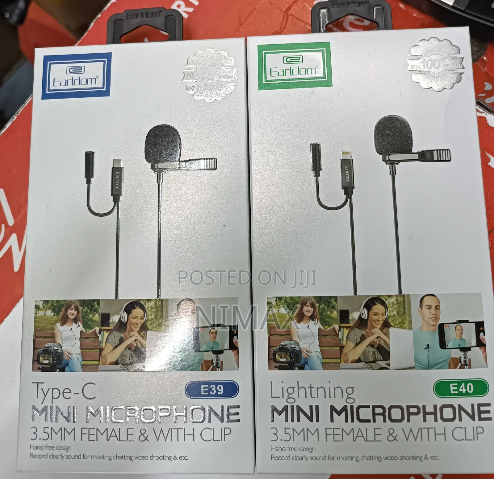 Mini Microphone for Recording Type C and Lightning/iPhone.