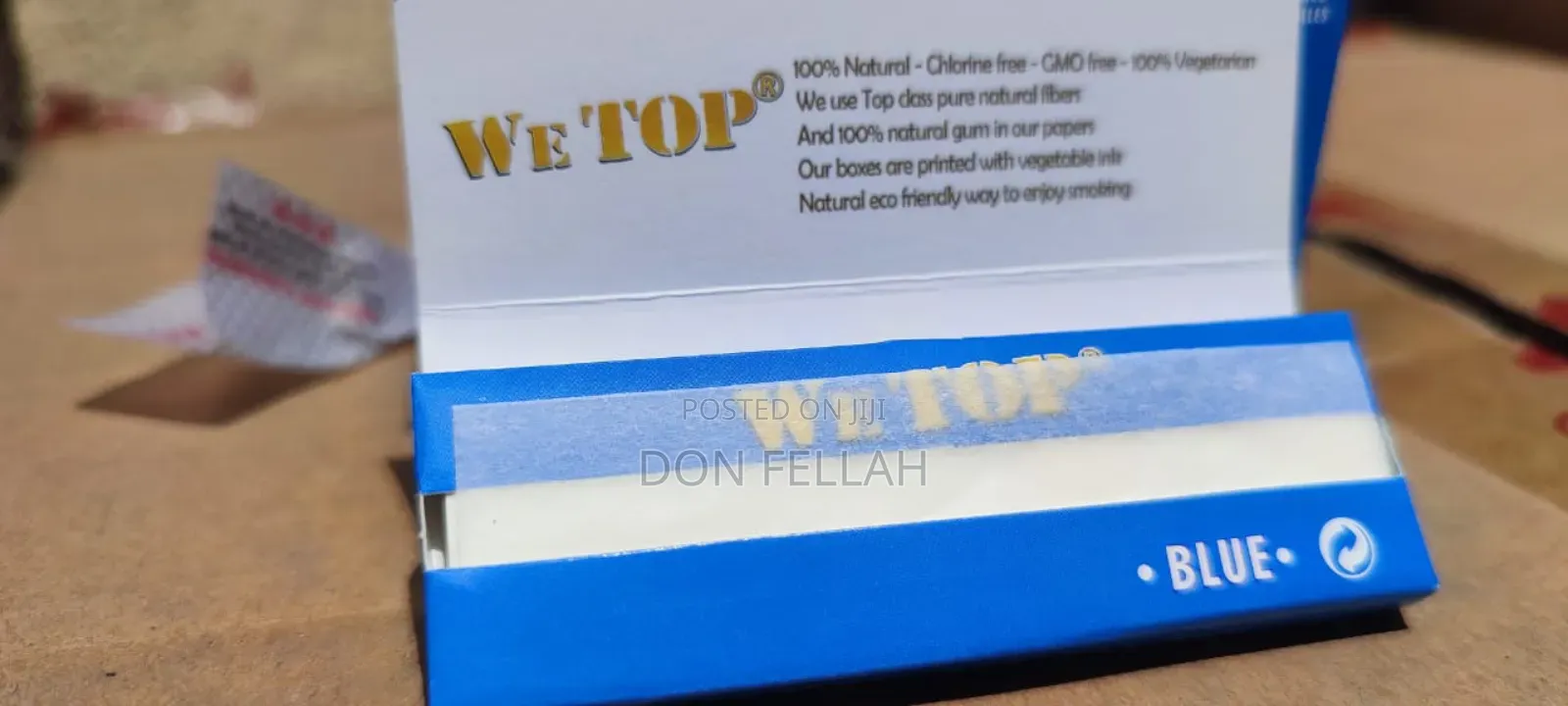Brown Rolling Papers. (Slow Burning) We Top