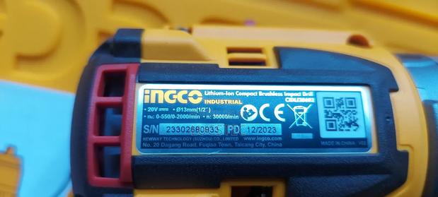 20v Lithium Ion Compact Brushless Impact Drill - thumbnail 4