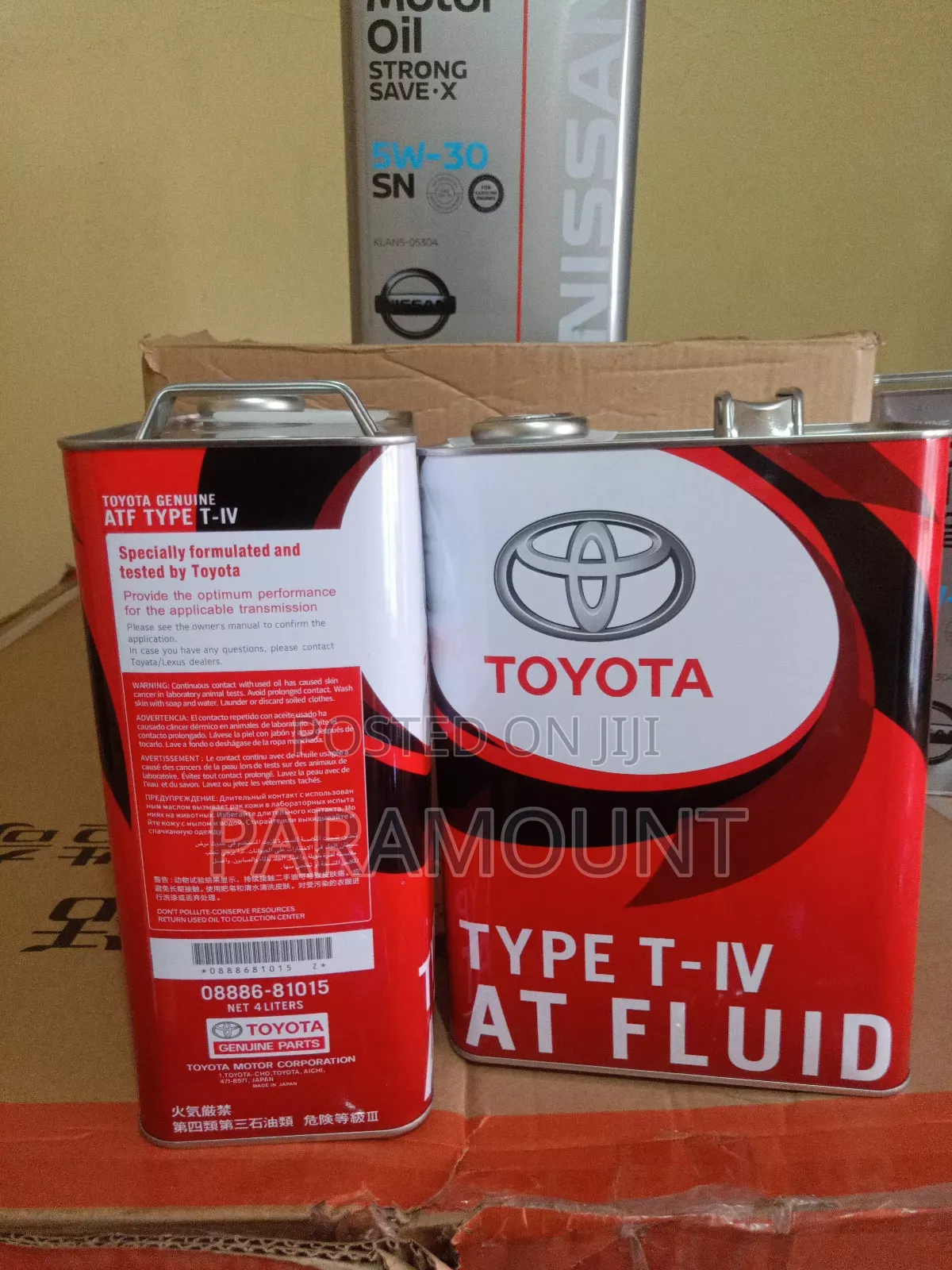 Genuine ATF Toyota T-Iv Fluid.