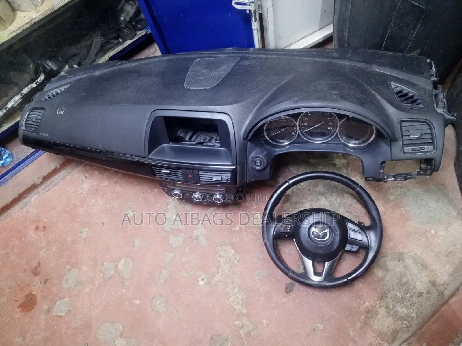 Mazda CX-5 Dashboard and Stearing but Without a/C Clock.