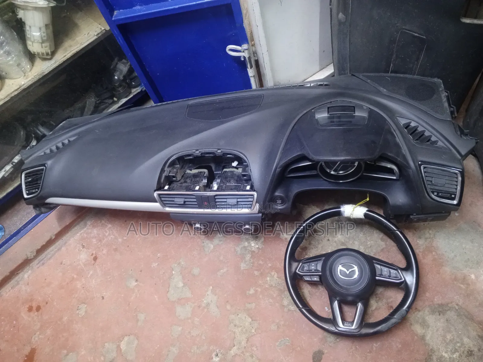 Mazda Axela Dashboard and It's Stearing.