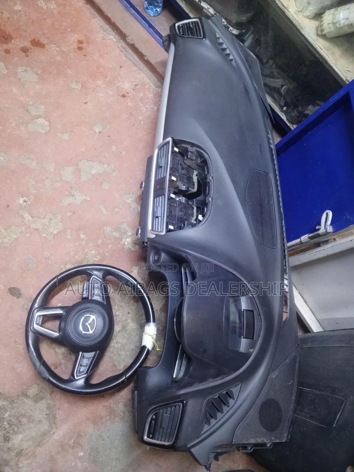 Mazda Axela Dashboard and It's Stearing.
