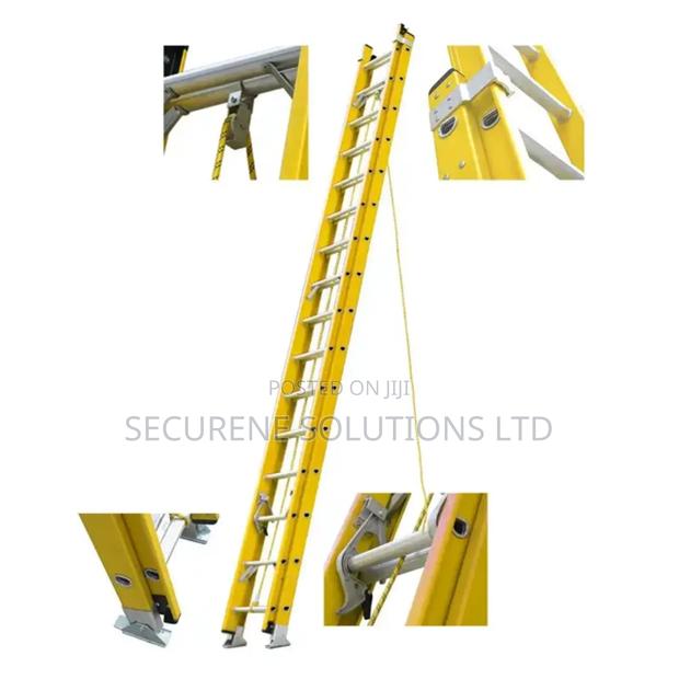 High Quality Professional 9.8m Fiberglass Extension Ladder